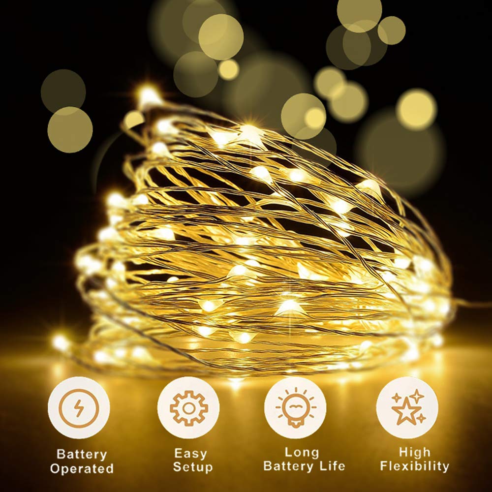10 battery operated fairy lights