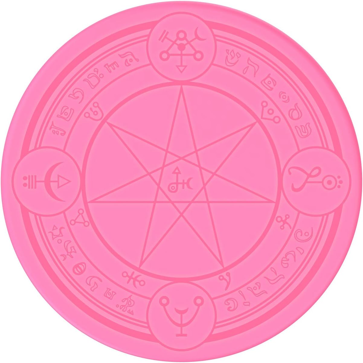 XIANGHUi Wireless Charger, Magic charge,10W Fast Inductive Charging Station Qi Wireless Charge for iPhone X/XS/MAX/8/8 Plus/,Galaxy，Xiaomi, Huawei-Pink