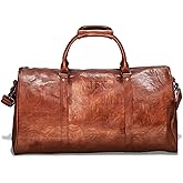 Embossed Travel Duffel Bag for Men - Weekender Bag with Monogram Options, Stylish and Durable Travel Bag for Overnight and Business Trips