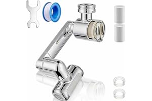 1080° Rotating Faucet Extender with Upward Facial Mist, 4 Water Modes & Built-in Filter, Water Saving, Rotating Faucet Extend