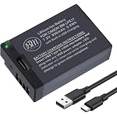 BM Premium LP-E17 Battery with Built-in Charging for Canon EOS R8, EOS R10, EOS R50, EOS R100, EOS RP, EOS M3, EOS M5, EOS M6, EOS M6 II, SL2, SL3, T6i, T6s, T7i, T8i, EOS 750D, EOS 760D Camera 1 Pack