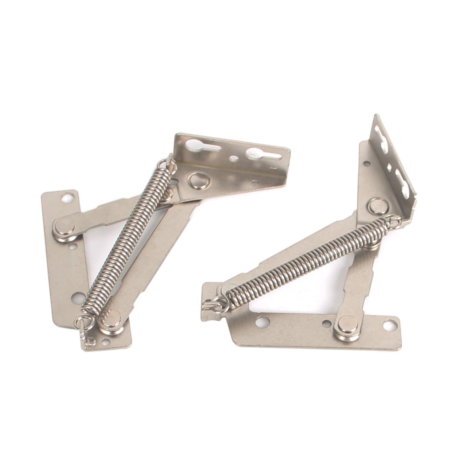 YIDELAI 80 Degree Folding Spring Hinges (1 Pair) Lid Lifting Bracket Sofa Headrest Hinge