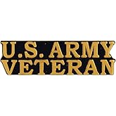 EE, Inc. US Army Bold Faced Veteran Pin Military Collectibles for Men Women, Small