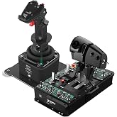 WINCTRL Orion2 HOTAS Metal Warthog: NavyAce Metal Throttle Grip - Lightweight, Low Inertia, Quick Response,With Dual Throttle Connectors