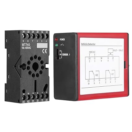 Amazon.com: Jadeshay Inductive Loop Vehicle Detector,Parking Lot ...