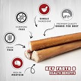 Premium Bully Sticks Pizzle Sticks for Dogs Pack of 10 Grass Fed Beef view 5