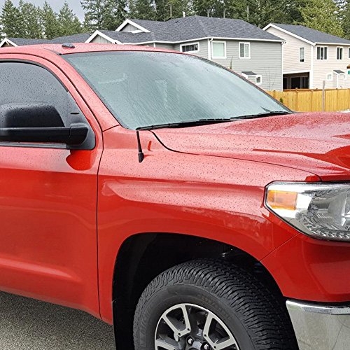 Maxracing Short Aluminum Antenna Replacement for Dodge RAM Trucks 2009-2020