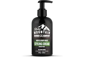 Men’s Hair Styling Cream - Made in Canada - Style Your Hair in Seconds - Quick Styling Hair Product with Light Reworkable Hol