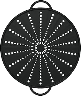 Emsa 514561 Spritzschutz, Ø 31 cm, Silikon, Anthrazit, Smart Kitchen