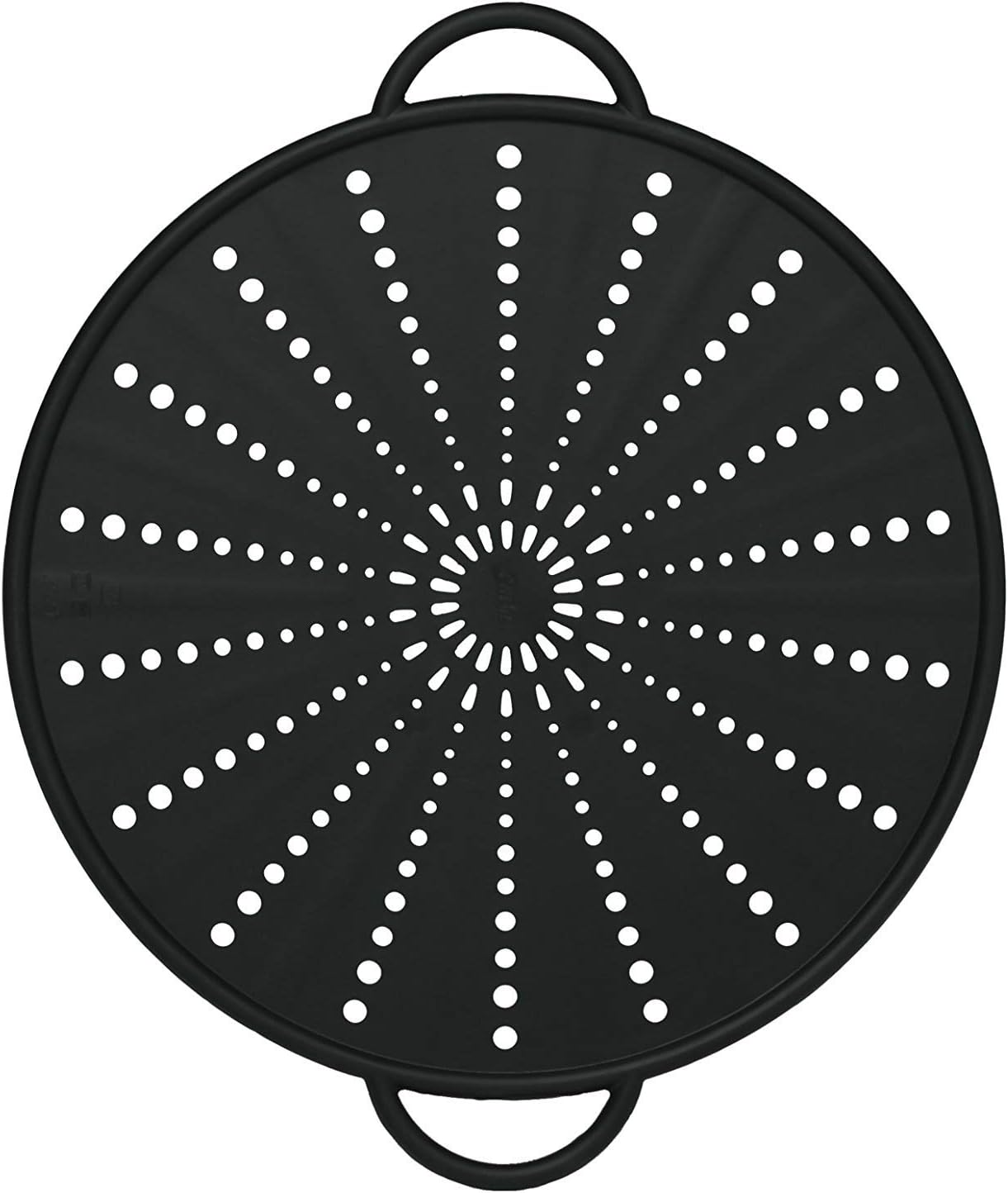 Emsa 514561 Spritzschutz, Ø 31 cm, Silikon, Anthrazit, Smart Kitchen