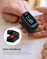 HealthTree Fingertip Pulse Oximeter Bluetooth Oxygen Saturation Monitor view 7