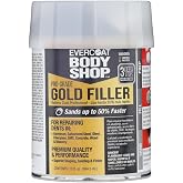Evercoat Body Shop 105005 Pro-Grade Gold Filler Sands up to 50% Faster, Multipurpose for Dents in Aluminum, Fiberglass &amp; More, Easy Mix Hardener Included 13 Fl Oz.