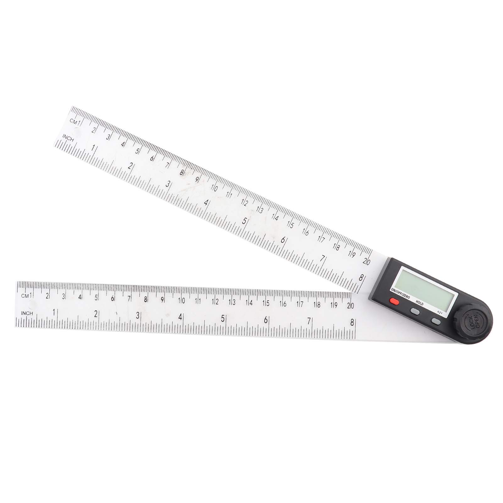 Digital Protractor transferidor Digital Angle Ruler Finder transferidor Meter Digital Display Plastic Goniometer ZX PD290, with Locking Knob,360 Degree Measuring Tool Protractors Protractors