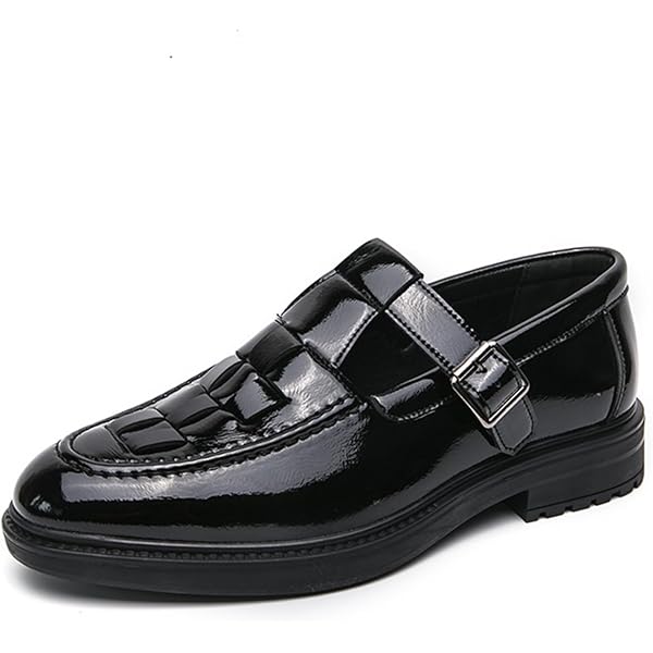 Amazon.com | La Milano Mens Leather and Suede Double Monk  display picture 1