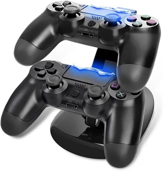 Joytoop Chargeur PS4, Support PS4, Charge Rapide et Support pour Deux