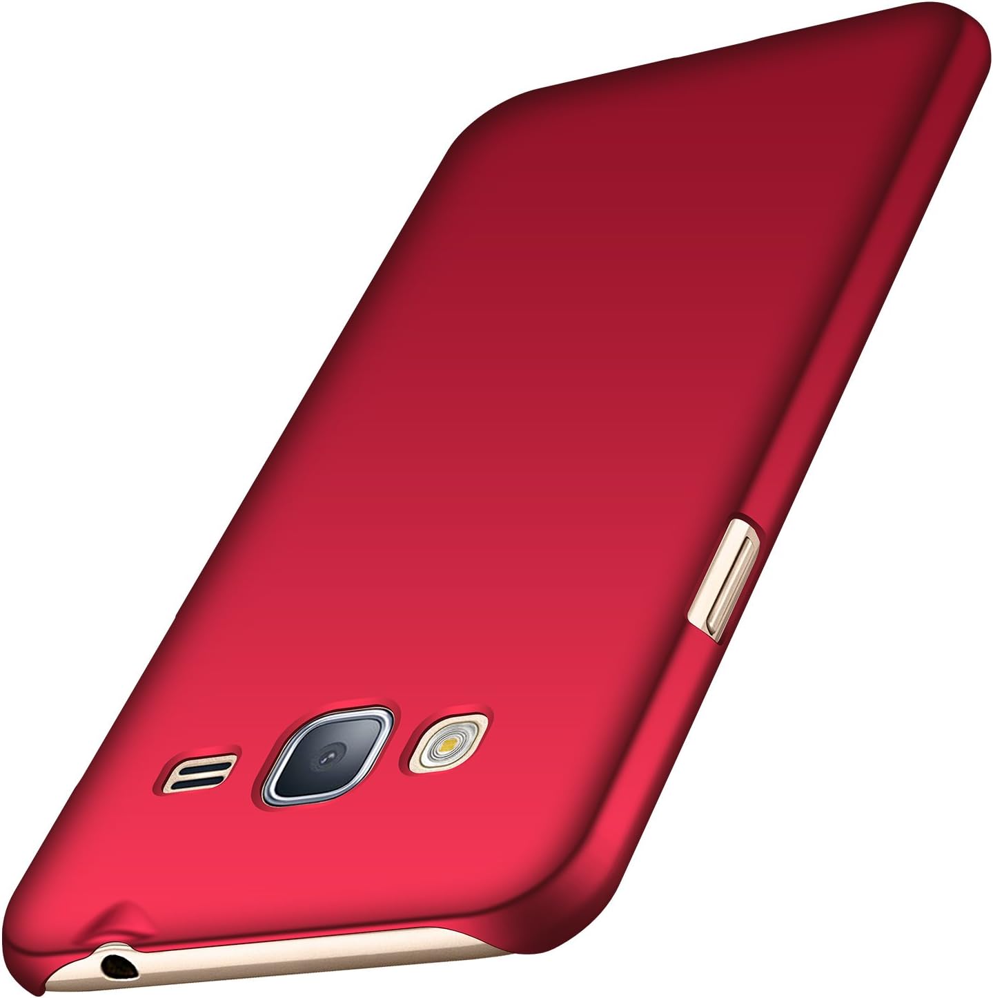 Anccer Samsung Galaxy J3 2016 Case [Colorful Series] [Ultra-Thin] [Anti-Drop] Premium Material Slim Full Protection Cover For Samsung Galaxy J3 2016 (Smooth Red)