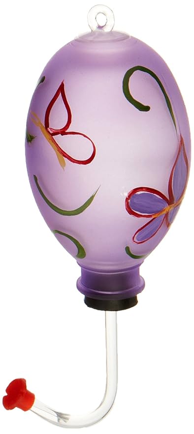 Amazon Com Butterfly Decor Purple Hummingbird Feeder Garden