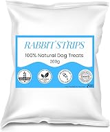 Hungry Pets Premium Natural Dog Treats Rabbit Strips 200g