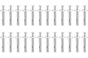 DTGN 1/4" x 1-1/2"(D x L) Hammer Drive Nail - 100Pack - Good for Concrete Drywall - Carbon Steel Drive Expansion Anchors - Si