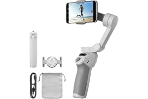 DJI Osmo Mobile SE, 3-Axis Phone Gimbal for iPhone, Android, Built-in Tripod, Selfie Stick, Gimbal Stabilizer for iphone, And