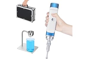 +UXI Handheld Ultrasonic Homogenizer Lab Mini Cell Disruptor Sonicator Ultrasonic Processor Light Weight 7~100W 100~230V with Bracket Carrying Case (0.1-100ml (Diameter 3mm))