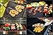 WISH4U Grill Mat Set of 3-100% Non-stick BBQ Grill & Baking Mats - FDA-Approved, PFOA Free, Reusable and Easy to Clean - Works on Gas, Charcoal, Electric Grill and More - 15.75 x 13 Inch