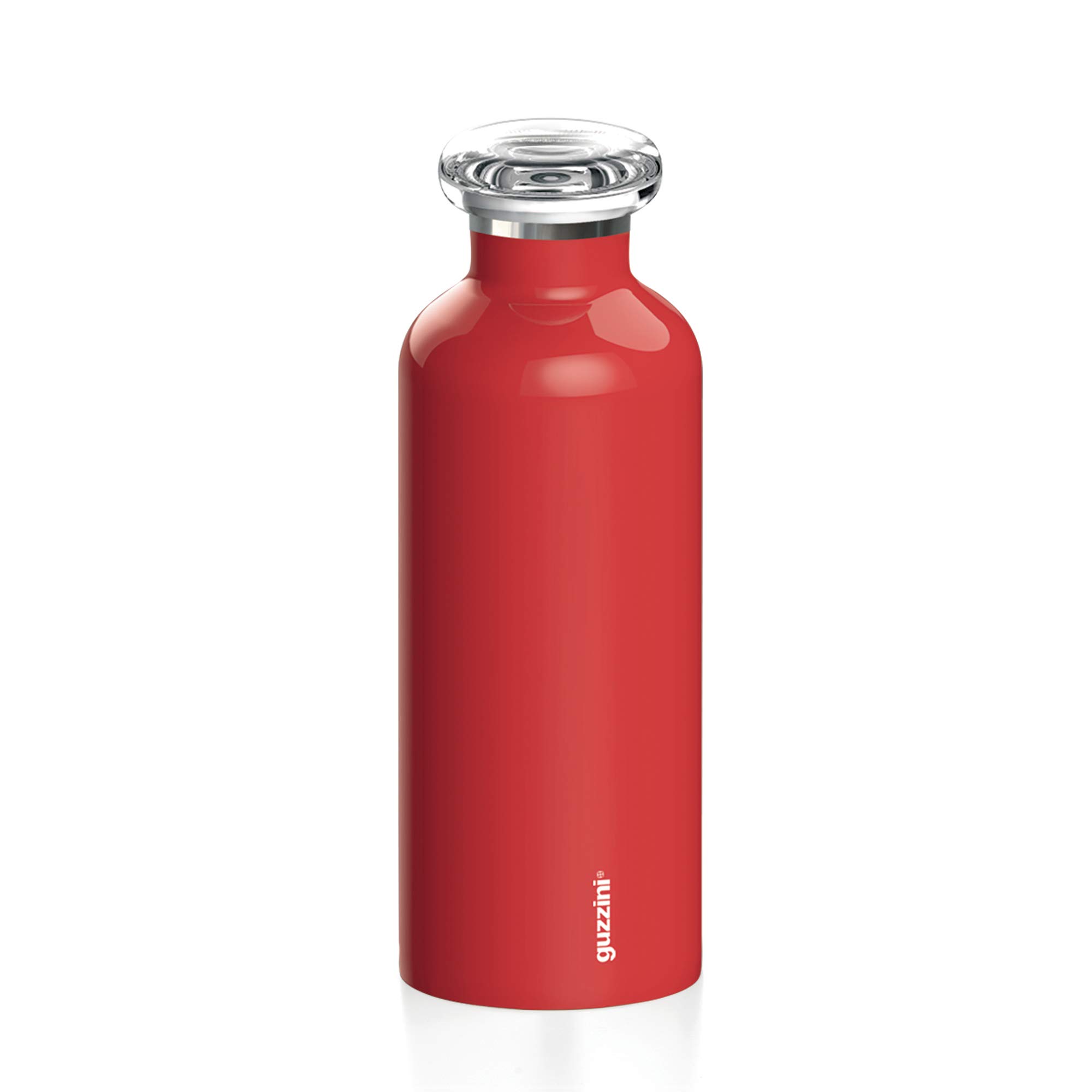 Guzzini Bottles, Polyester copolymer, Polypropylene, Stainless Steel, Bright red, One Size