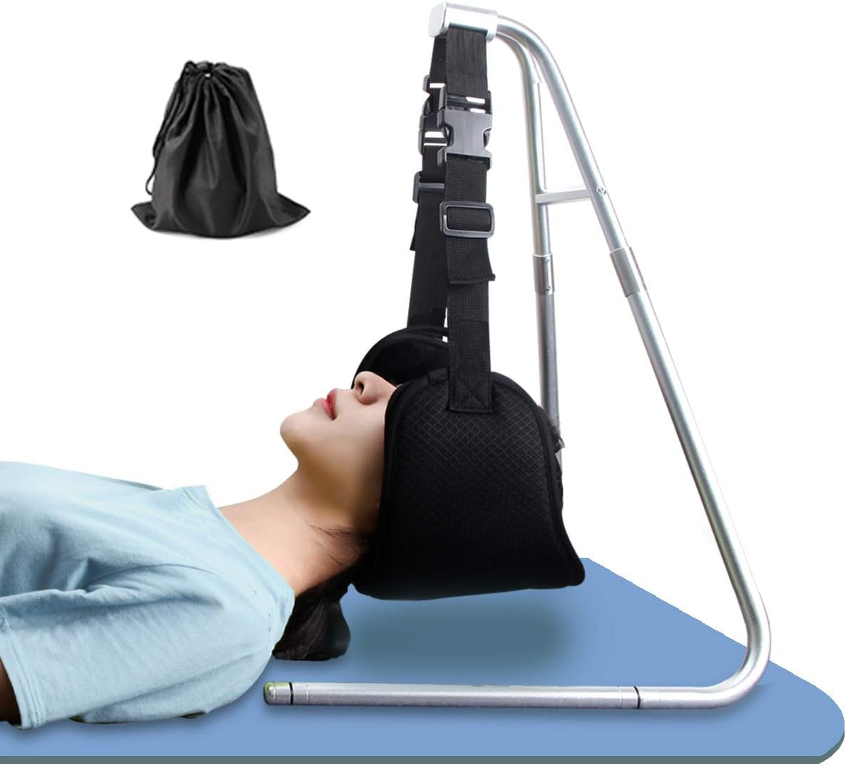 Amazon.com: Head Relief Hammock, Hammock for Shoulder Pain, Portable  Cervical Traction and Relaxation Device w/Hammock Stand-Suitable for Office  Workers, Drivers: Health & Personal Care