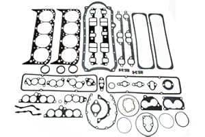 LowPricedAutoParts Rebuilder Gasket Set Compatible with 86-95 GM/Chevrolet 5.7L/350 V8 with 1-Piece Oil Pan Gasket | Not for Use with Aluminum Heads