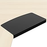 VIVO 17 inch Corner Desk Connector Platform for Mounting Under-Desk Keyboard Trays on L-Shaped Workstations, Black, DESK-AC07