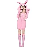 haikyuu Women Christmas Bunny Girl Cosplay Costume With Stocking Hoodie Dress Halloween Rabbit Outfit