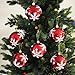 Sleetly Shatterproof Christmas Ornaments, Snowflake Balls, Set of 12