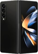 Samsung Galaxy Z Fold4 256GB Phantom Black 7.6 5G 12GB RAM Renewed view 1