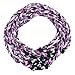 TOOTO Package of 10 Sport Style Tornado Titanium Necklaces-20 Length (Pink&White&Black)