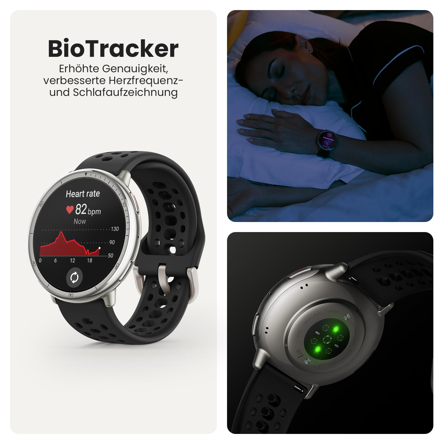 Amazfit Active 2 Smart Watch 44mm, AI, Sprachsteuerung, GPS und kostenloses Kartenmaterial, 10 Tage Akku, Fitness Tracker mit 160plus Sportmodi, 5 ATM wasserdicht für Android und iPhone