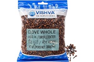 Vishva Whole Cloves 200g | Premium Cloves Whole Organic Quality | Aromatic Indian Clove Spice for Cooking Baking Tea Masala P