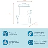 LIVIVO Pool Filter Pump 330-530 GPH for 8-12 ft Steel Frame Pools view 9