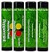 Healthy Host Beeswax Lip Care with Shea Butter, Peppermint Essential Oil - 5 Pack