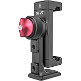 PICTRON Metal Phone Tripod Mount 3 Cold Shoes & Arca Port, 360° Smartphone Tripod Adapter for iPhone Samsung Cell Phone Stand