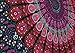 Pink and Purple Peacock Mandala Tapestry Mandala Throw, Bohemian Tapestry, Purple Tapestry, Mandala Bedspread, Tapestry Throw, Picnic Blanket