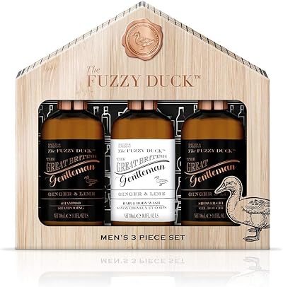 Baylis & Harding The Fuzzy Duck Men's Ginger Lime Trio Gift Set 300ml Vegan