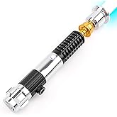 Saberforms Lightsaber Dueling Light Saber with 12 RGB Colors 16 Sound Fonts and Motion Control, Force FX Lightsabers with Premium Metal Handle and Replaceable Blade, Light Sabers for Adults, Kids