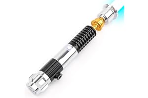 Saberforms Motion Control Dueling Lightsaber, Smooth Swing Light Saber, 16 Sets Sound Effects with 12 RGB Colors, Metal Handle Lightsabers for Adults, Kids Cosplay Gifts