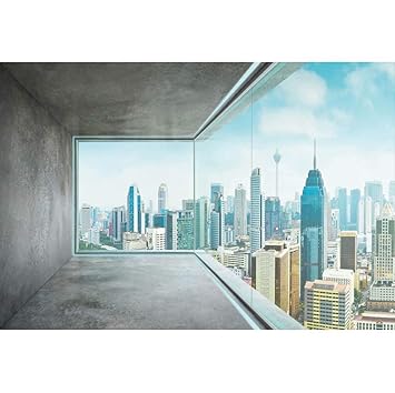 Buy Dashan 9x6ft Business Office Backdrop Bright Glass Window Photography Background City Buildings View Backdrop Office Business Adult Man Woman Artistic Portrait Photo Studio Props Video Online At Low Price In India