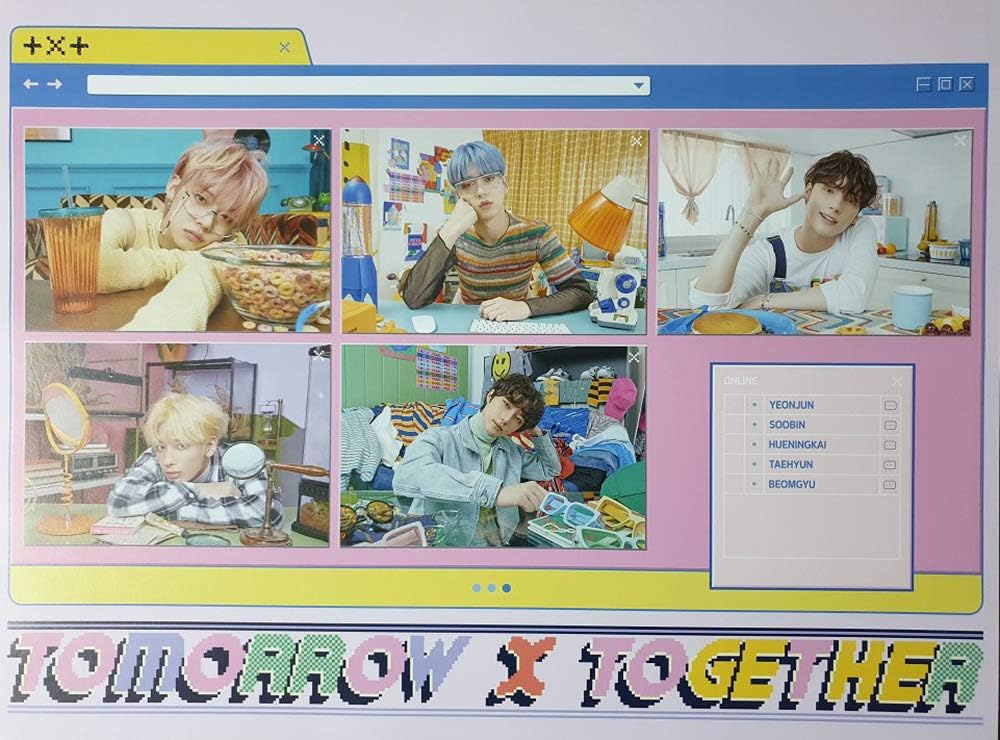 TXT TOMORROW X TOGETHER Minisode1 : Blue Hour Album (R Version) CD+Poster+Photobook+Paper Sticker+Lyric Paper+Behind Book+Photocard+Postcard+(Extra 4 Photocards) - Image 5