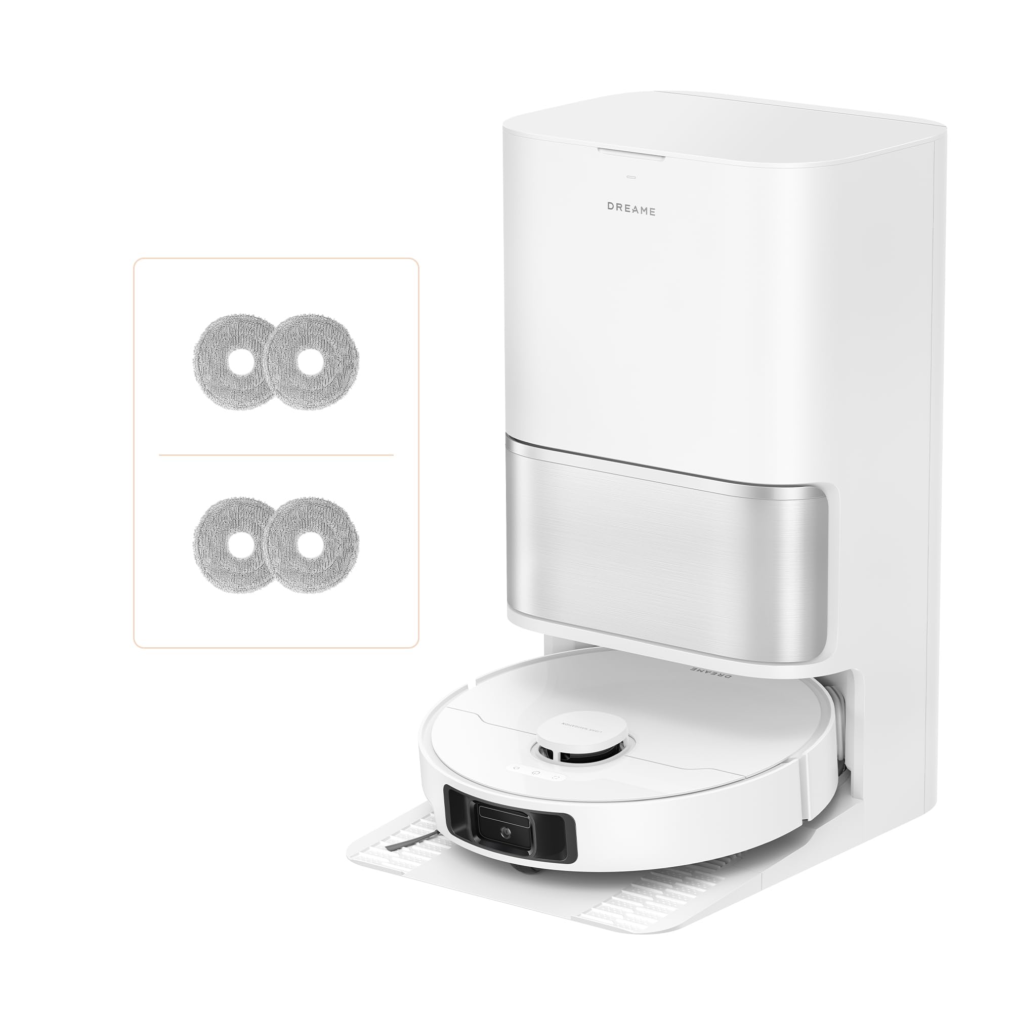 DREAME L10s Ultra Gen 3 Kit Saugroboter mit Wischfunktion mit einer Saugkraft von 25.000 Pa, Seitenbürste und Mopp ausfahrbar, selbstreinigende All-in-One-Dockingstation, Steuerung per App und Sprache