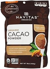 Navitas Organics Cacao Powder, Bags, 30 Servings, 1 Pound (Pack of 1), 16 Ounce