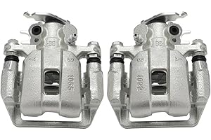 cciyu 19B3359 19B3358 Rear Left & Right Brake Calipers With Bracket For Acura For TSX 2009-2014,For Honda For Accord 2008-2012
