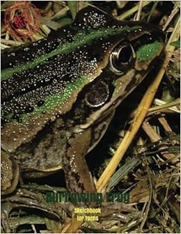 Burrowing Frog Sketchbook for Teens: Blank Paper for Drawing, Doodling or Sketching 100 Large Blank Pages (8.5