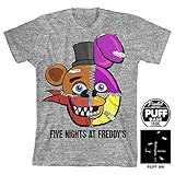 Five Nights At Freddy's Split Face Boys Youth T-shirt Licensed